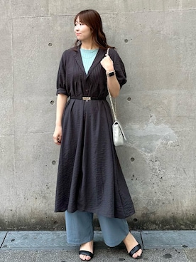 「ショッピング」｜「アイテム（トップス）」を使った、AYANOさん（レディース・162cm）の春コーディネート