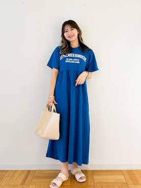 「アイテム（ワンピース/ドレス）」を使った、AYANOさん（レディース・162cm・20代）の夏コーディネート