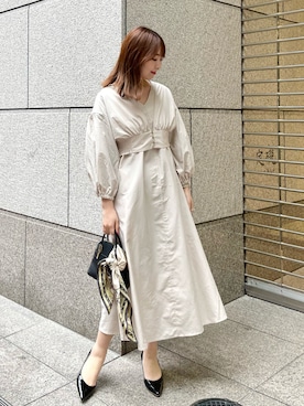 「ROPE' PICNIC（ロペピクニック）のアイテム（財布/小物）」を使った、AYANOさん（レディース・162cm）の春コーディネート