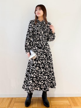 「アイテム（ワンピース/ドレス）」を使った、AYANOさん（レディース・162cm・20代）の冬コーディネート