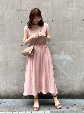 Legato Largo レガートラルゴ のショルダーバッグ ピンク系 を使った人気ファッションコーディネート Wear