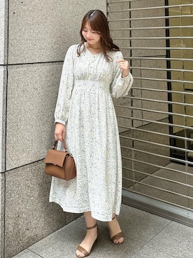 「アイテム（ワンピース/ドレス）」を使った、AYANOさん（レディース・162cm・20代）の春コーディネート