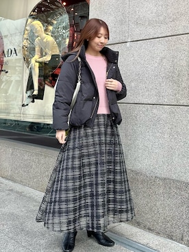 AYANOさん（レディース・162cm）の冬コーディネート