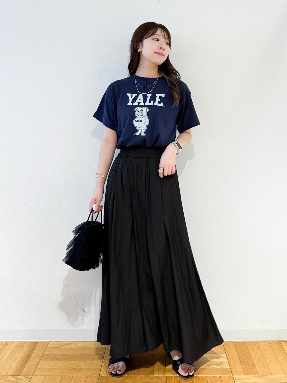 ワンピース ayano 小さいサイズ】立体Aラインドレスワンピース(ワンピース