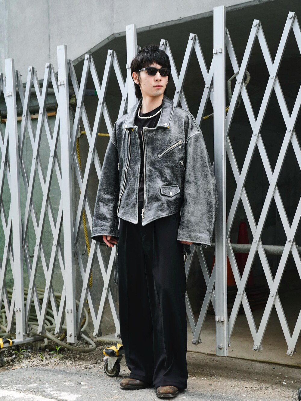 Style Note ライダースジャケット Keisuke Suzuki ｜NotEのライダースジャケットを使ったコーディネート