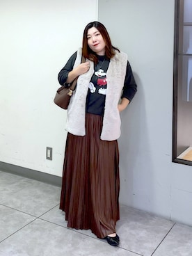 「アイテム（その他アウター）」を使った、hama3elさん（レディース・154cm・30代）の秋コーディネート