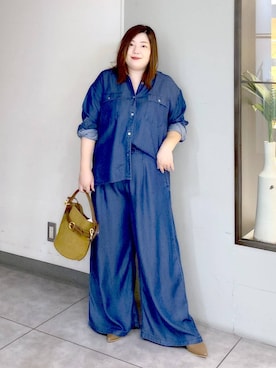 「アイテム（パンプス）」を使った、hama3elさん（レディース・154cm）の夏コーディネート