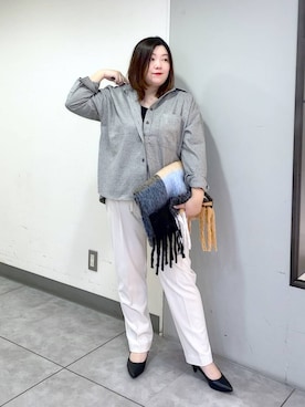 「アイテム（タンクトップ）」を使った、hama3elさん（レディース・154cm・30代）の秋コーディネート