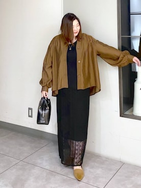 「アイテム（スカート）」を使った、hama3elさん（レディース・154cm・30代）の夏コーディネート