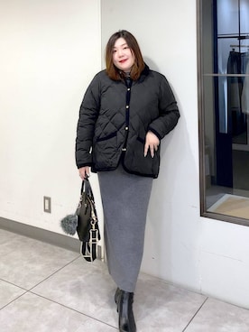 「アイテム（カーディガン/ボレロ）」を使った、hama3elさん（レディース・154cm・30代）の冬コーディネート