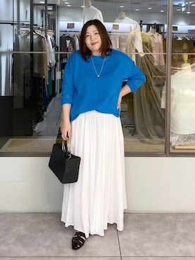 「Elura（エルーラ）のグルカパンプス/637045（高跟鞋、ブラック系）」を使った、hama3elさん（レディース・154cm）の春コーディネート