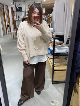 「アイテム（ブルゾン）」を使った、hama3elさん（レディース・154cm・30代）の秋コーディネート