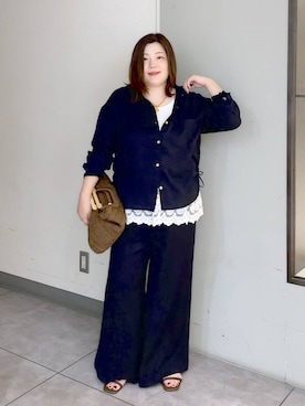 「アイテム（タンクトップ）」を使った、hama3elさん（レディース・154cm・40代）の春コーディネート