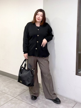 hama3elさん（レディース・154cm）の冬コーディネート