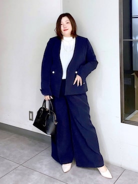 「Elura（エルーラ）のアイテム」を使った、hama3elさん（レディース・154cm）の冬コーディネート