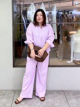 「Elura（エルーラ）のアイテム」を使った、hama3elさん（レディース・154cm）の春コーディネート