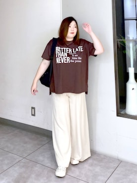 「アイテム（バックパック/リュック）」を使った、hama3elさん（レディース・154cm・30代）の夏コーディネート