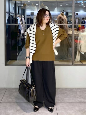 「Elura（エルーラ）のアイテム」を使った、hama3elさん（レディース・154cm）の春コーディネート