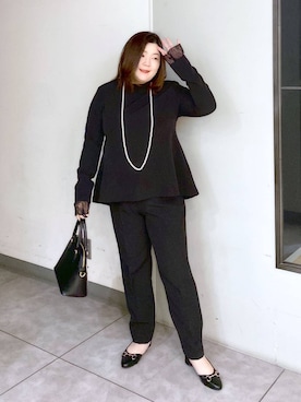 hama3elさん（レディース・154cm）の冬コーディネート