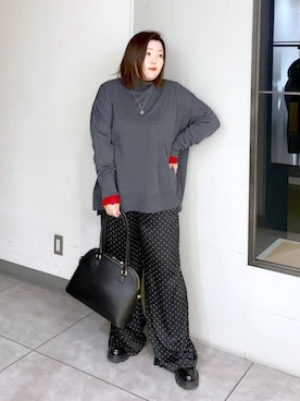 hama3elさん（レディース・154cm）の冬コーディネート