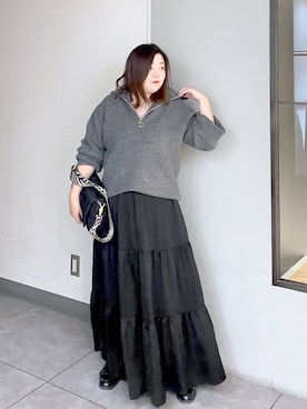 hama3elさん（レディース・154cm）の冬コーディネート