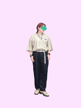 「Dr. Martens（ドクターマーチン）のアイテム」を使った、ギンコさん（レディース・164cm）の秋コーディネート
