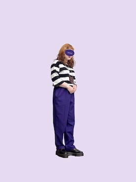 「studio CLIP（スタディオクリップ）のアイテム（Tシャツ/カットソー、ブラック系）」を使った、ギンコさん（レディース・164cm）の夏コーディネート