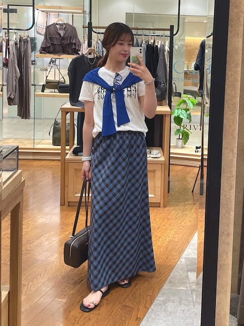 【鮮度抜群】チェックバイヤススカート