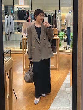 「RIVE DROITE（リヴドロワ）のアイテム（パンプス）」を使った、hinataさん（骨格ストレート・レディース・160cm）の秋コーディネート