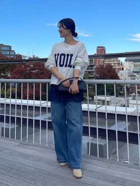 「アイテム（キャミソール）」を使った、hinataさん（レディース・160cm）の秋コーディネート