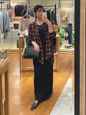 「アイテム（その他シューズ）」を使った、hinataさん（レディース・160cm）の秋コーディネート