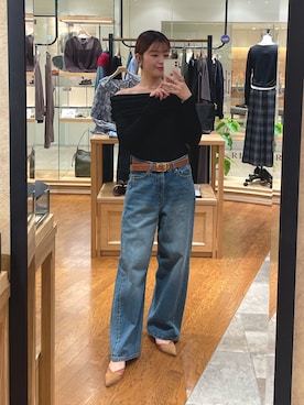 「RIVE DROITE（リヴドロワ）のアイテム（パンプス）」を使った、hinataさん（骨格ストレート・レディース・160cm）の夏コーディネート