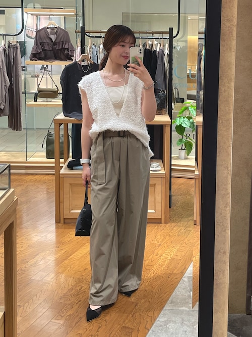 【こなれ感抜群】ベルテッドワイドパンツ