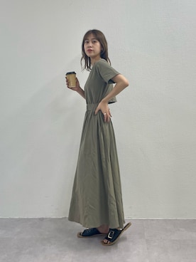 「COLONY2139」｜「アイテム（ワンピース/ドレス）」を使った、konomiさん（レディース・160cm）の春コーディネート