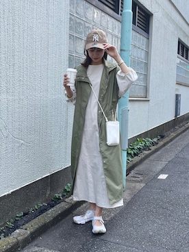 「COLONY 2139（コロニートゥーワンスリーナイン）のアイテム（その他アウター）」を使った、konomiさん（レディース・160cm）の夏コーディネート