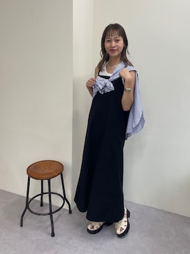 「COLONY2139」｜「アイテム（ワンピース/ドレス）」を使った、konomiさん（レディース・160cm）の夏コーディネート