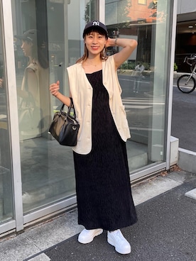 「COLONY2139」｜「アイテム（ワンピース/ドレス）」を使った、konomiさん（レディース・160cm）の夏コーディネート