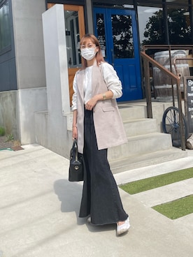 「COLONY 2139（コロニートゥーワンスリーナイン）のアイテム（その他アウター）」を使った、konomiさん（レディース・160cm）の春コーディネート