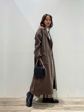 「COLONY 2139（コロニートゥーワンスリーナイン）のアイテム（その他アウター）」を使った、konomiさん（レディース・160cm）の冬コーディネート