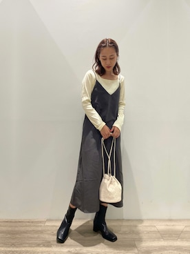 「COLONY2139」｜「アイテム（ワンピース/ドレス）」を使った、konomiさん（レディース・160cm）の夏コーディネート