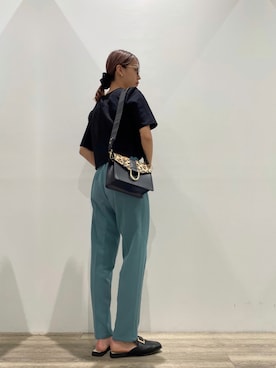 「スリッパ」｜「アイテム（パンツ）」を使った、konomiさん（レディース・160cm）の夏コーディネート