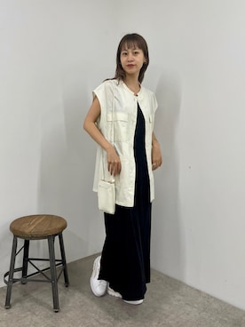 「COLONY2139」｜「アイテム（ワンピース/ドレス）」を使った、konomiさん（レディース・160cm）の夏コーディネート