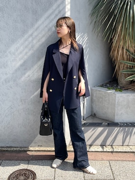 「マリンコーデ」｜「アイテム（その他）」を使った、konomiさん（レディース・160cm）の春コーディネート