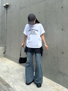 「COLONY 2139（コロニートゥーワンスリーナイン）のアイテム（パンツ）」を使った、konomiさん（レディース・160cm）の春コーディネート