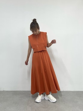 「スボーツミックス」｜「アイテム（ワンピース/ドレス）」を使った、konomiさん（レディース・160cm）の夏コーディネート