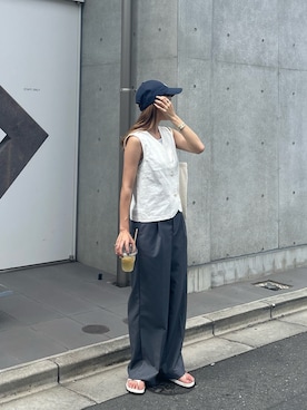 「ベストコーデ」｜「アイテム（その他）」を使った、konomiさん（レディース・160cm）の夏コーディネート