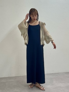 「COLONY2139」｜「アイテム（ワンピース/ドレス）」を使った、konomiさん（レディース・160cm）の春コーディネート