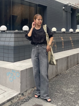 「アシンメトリー」｜「アイテム（その他）」を使った、konomiさん（レディース・160cm）の夏コーディネート