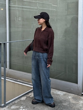 「アイテム（ブーツ）」を使った、konomiさん（レディース・160cm）の秋コーディネート