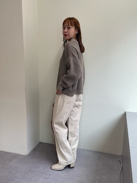 「ホワイトデニム」｜「アイテム（その他）」を使った、konomiさん（レディース・160cm）の夏コーディネート